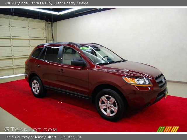 2009 Hyundai Santa Fe GLS in Dark Cherry