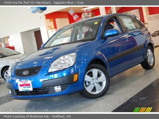 2009 Kia Rio Rio5 SX Hatchback in Sapphire Blue