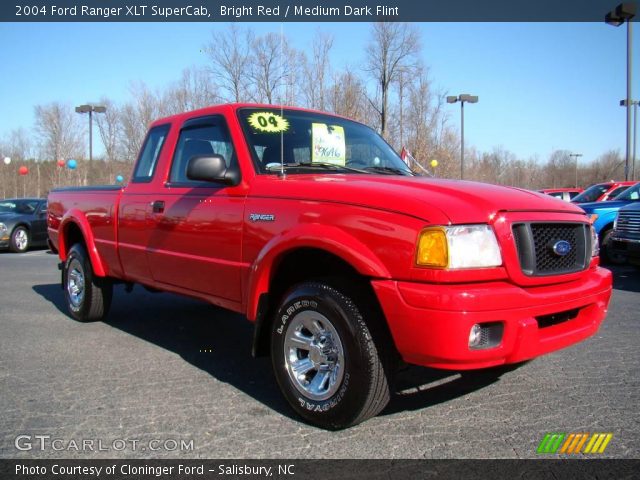 2004 Ford Ranger XLT SuperCab in Bright Red