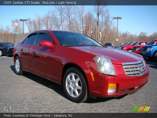 2005 Cadillac CTS Sedan in Red Line