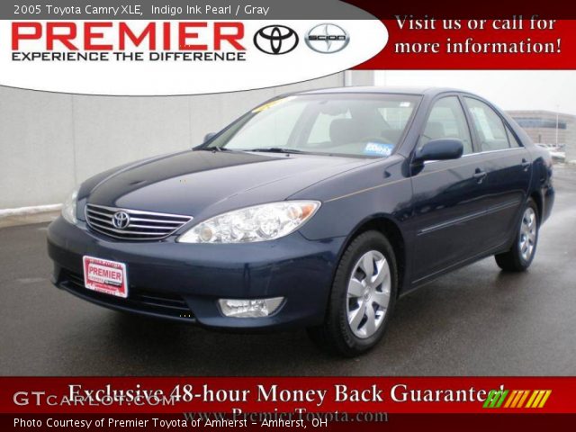 2005 Toyota Camry XLE in Indigo Ink Pearl