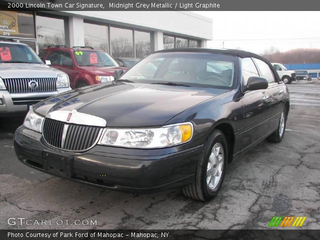 2000 Lincoln Town Car Signature in Midnight Grey Metallic