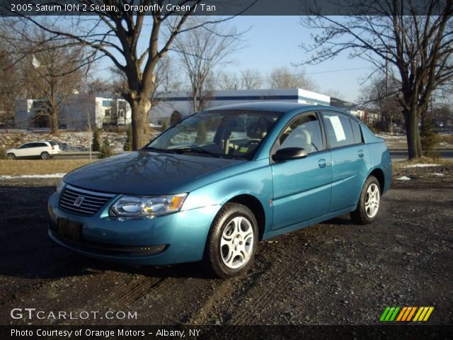 2005 Saturn ION 2 Sedan in Dragonfly Green