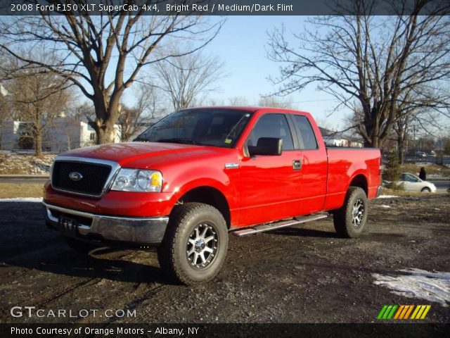 2008 Ford F150 XLT SuperCab 4x4 in Bright Red