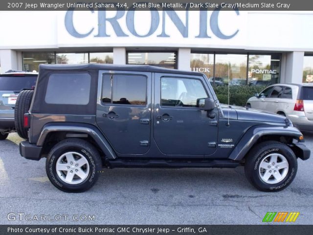 2007 Jeep Wrangler Unlimited Sahara 4x4 in Steel Blue Metallic