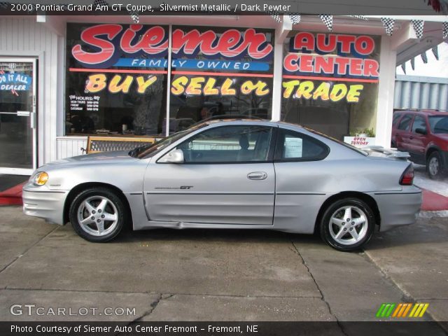 2000 Pontiac Grand Am GT Coupe in Silvermist Metallic