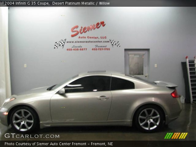 2004 Infiniti G 35 Coupe in Desert Platinum Metallic