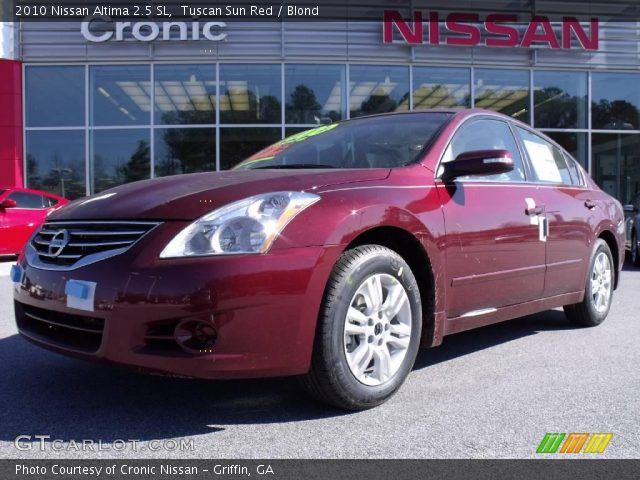 2010 Nissan Altima 2.5 SL in Tuscan Sun Red
