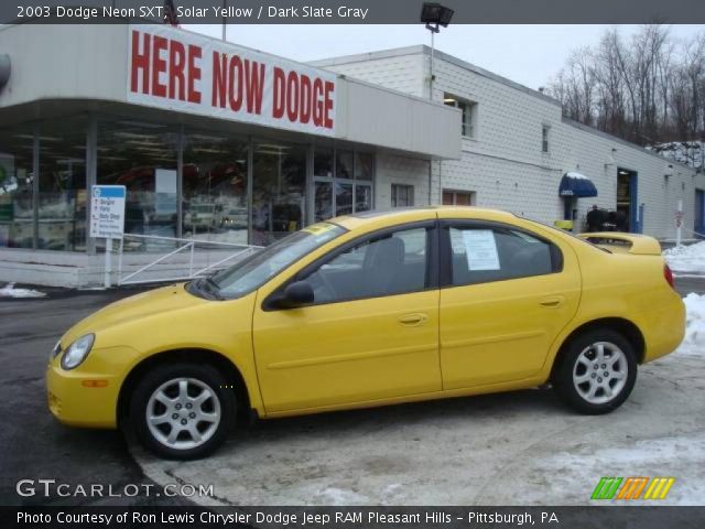 2003 Dodge Neon SXT in Solar Yellow