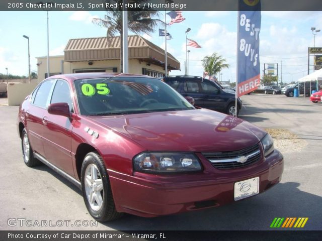 2005 Chevrolet Impala LS in Sport Red Metallic