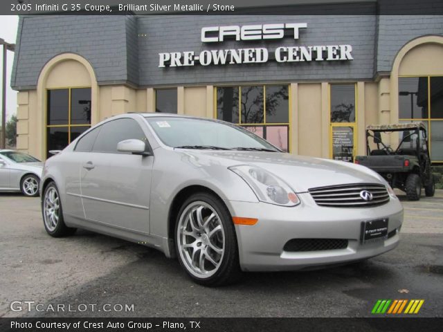 2005 Infiniti G 35 Coupe in Brilliant Silver Metallic