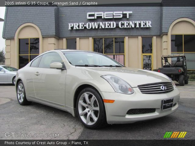 2005 Infiniti G 35 Coupe in Serengeti Sand