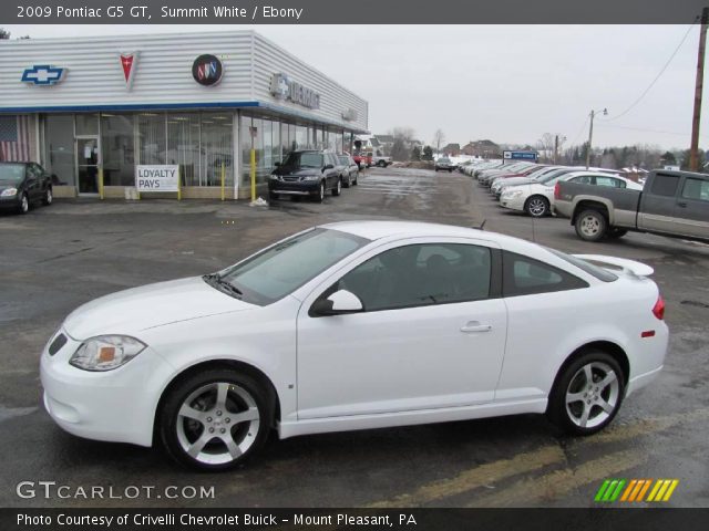 09 Pontiac G5 Gt. Summit White 2009 Pontiac G5