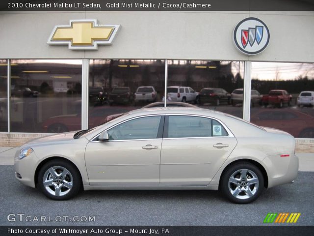 2010 Chevrolet Malibu LT Sedan in Gold Mist Metallic