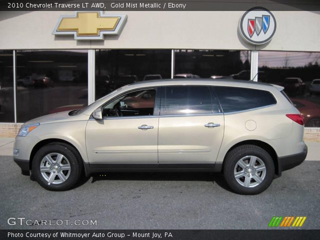 2010 Chevrolet Traverse LT AWD in Gold Mist Metallic