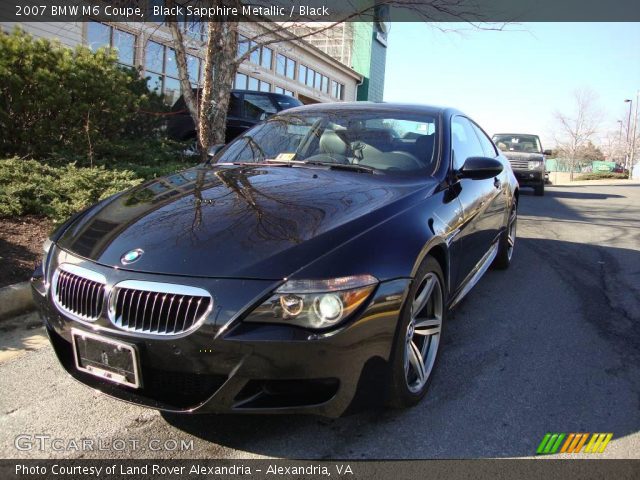 2007 BMW M6 Coupe in Black Sapphire Metallic