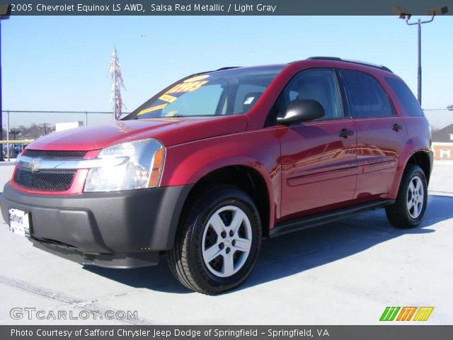 2005 Chevrolet Equinox LS AWD in Salsa Red Metallic