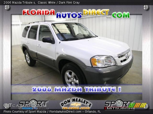 2006 Mazda Tribute s in Classic White