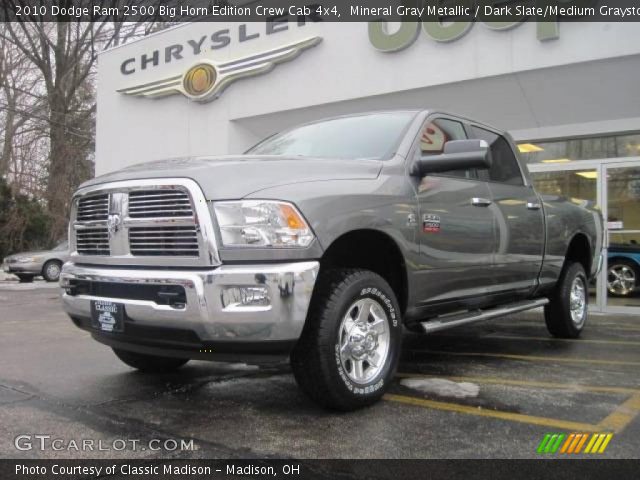 2010 Dodge Ram 2500 Big Horn Edition Crew Cab 4x4 in Mineral Gray Metallic