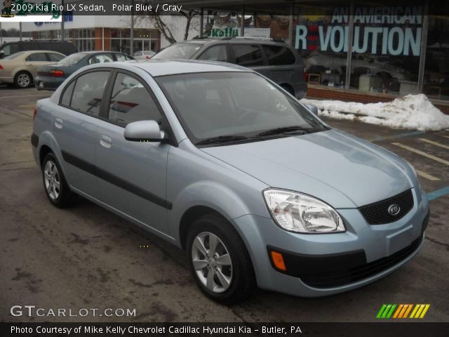 2009 Kia Rio LX Sedan in Polar Blue