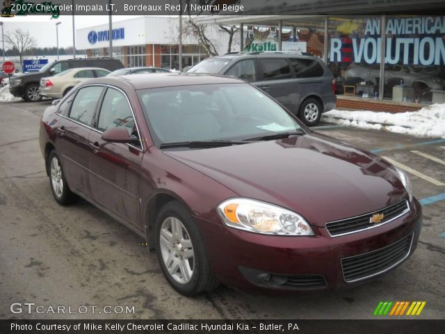 2007 Chevrolet Impala LT in Bordeaux Red