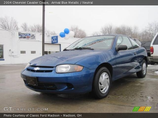 2004 Chevrolet Cavalier Coupe in Arrival Blue Metallic