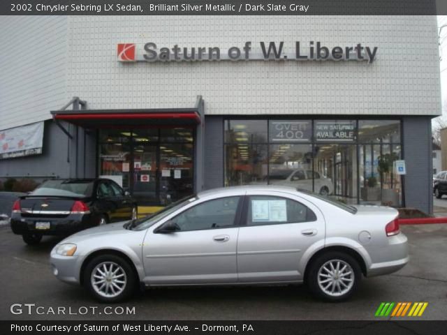 2002 Chrysler Sebring LX Sedan in Brilliant Silver Metallic