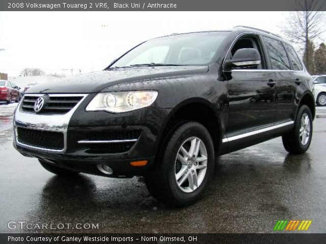 2008 Volkswagen Touareg 2 VR6 in Black Uni