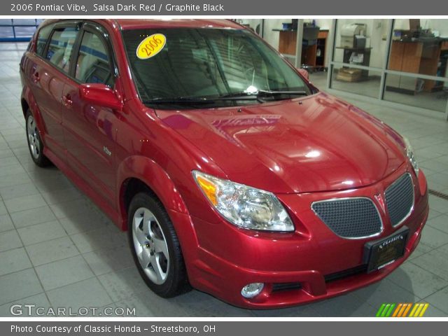 2006 Pontiac Vibe  in Salsa Dark Red