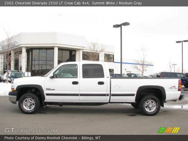 2002 Chevrolet Silverado 2500 LT Crew Cab 4x4 in Summit White