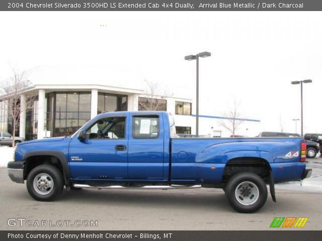 2004 Chevrolet Silverado 3500HD LS Extended Cab 4x4 Dually in Arrival Blue Metallic