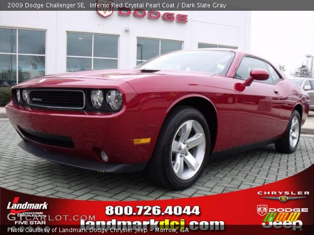 2009 Dodge Challenger SE in Inferno Red Crystal Pearl Coat