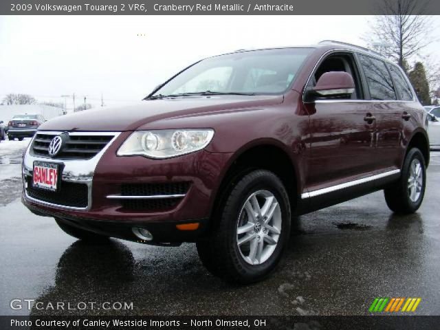 2009 Volkswagen Touareg 2 VR6 in Cranberry Red Metallic