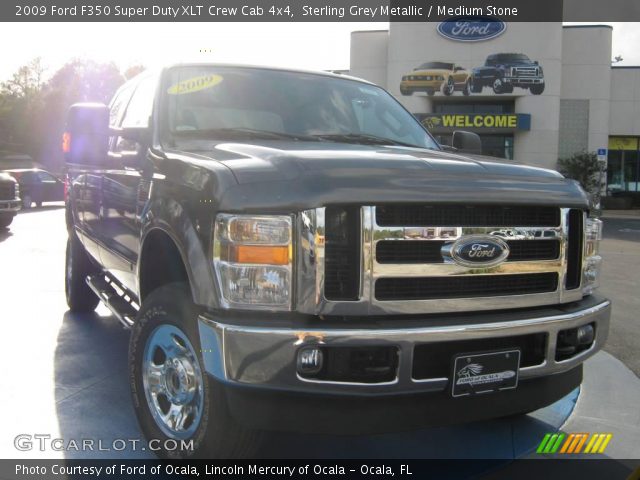 2009 Ford F350 Super Duty XLT Crew Cab 4x4 in Sterling Grey Metallic