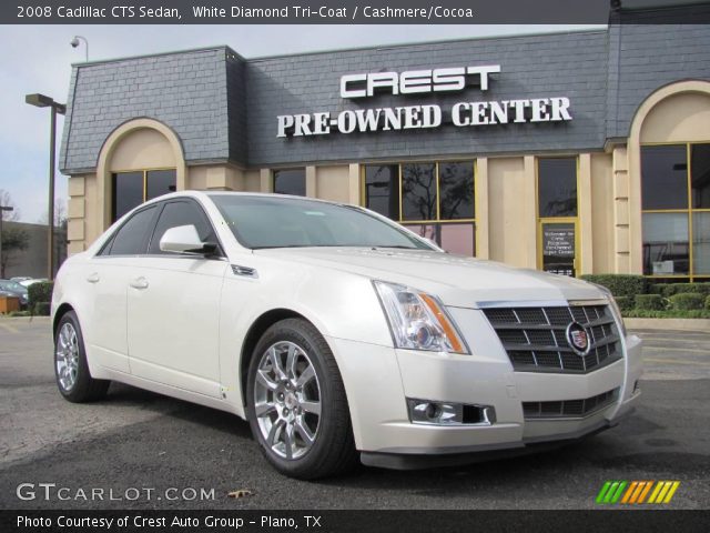 2008 Cadillac CTS Sedan in White Diamond Tri-Coat