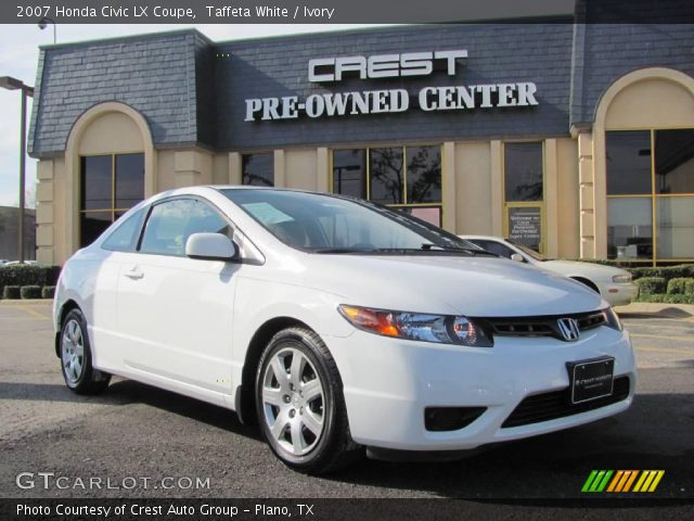 2007 Honda Civic LX Coupe in Taffeta White