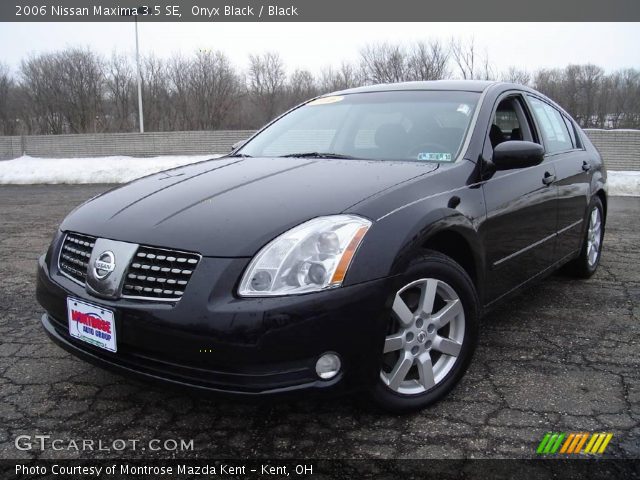 2006 Nissan maxima black #2