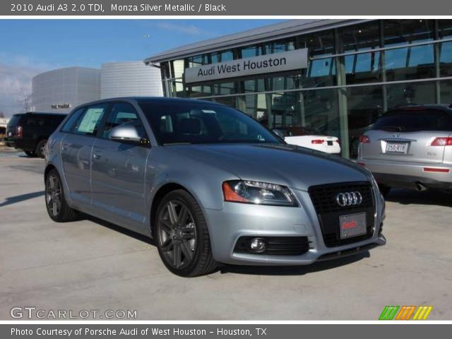 2010 Audi A3 2.0 TDI in Monza Silver Metallic