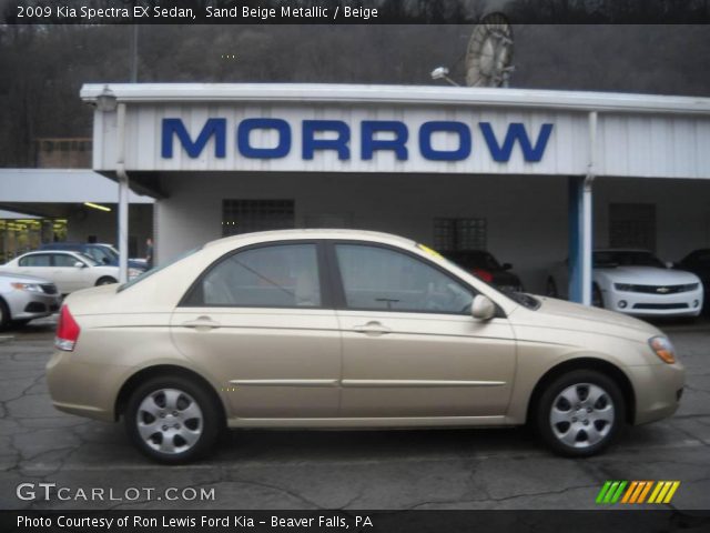2009 Kia Spectra EX Sedan in Sand Beige Metallic