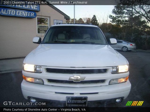 2003 Chevrolet Tahoe Z71 4x4 in Summit White