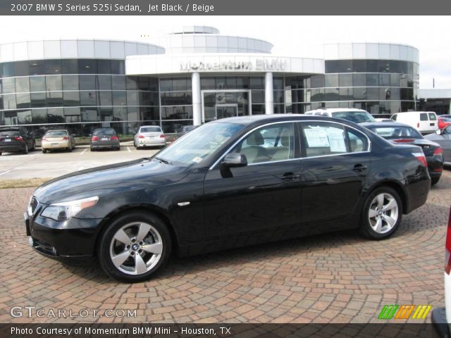 2007 BMW 5 Series 525i Sedan in Jet Black