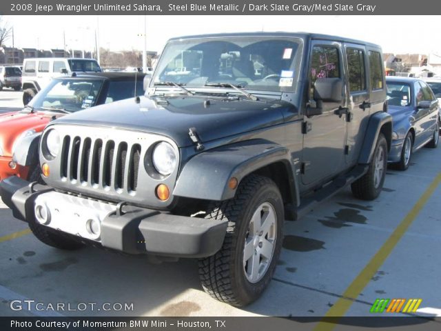 2008 Jeep Wrangler Unlimited Sahara in Steel Blue Metallic