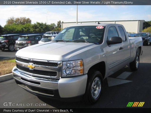 2010 Chevrolet Silverado 1500 LT Extended Cab in Sheer Silver Metallic