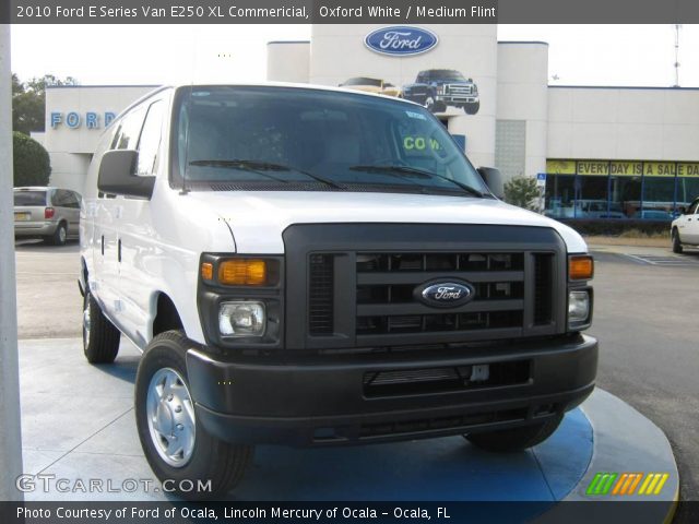 2010 Ford E Series Van E250 XL Commericial in Oxford White