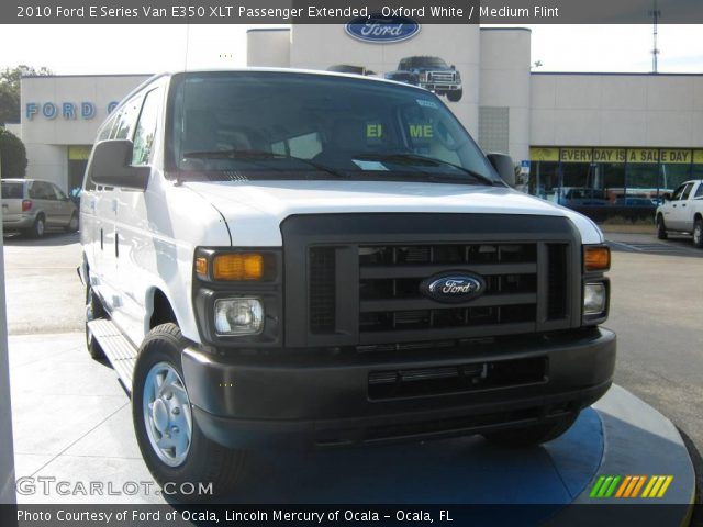 2010 Ford E Series Van E350 XLT Passenger Extended in Oxford White