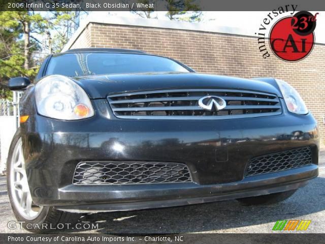 2006 Infiniti G 35 Sedan in Black Obsidian