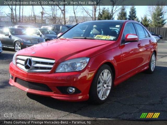 Mercedes Benz C300 Red. 2008 Mercedes-Benz C 300
