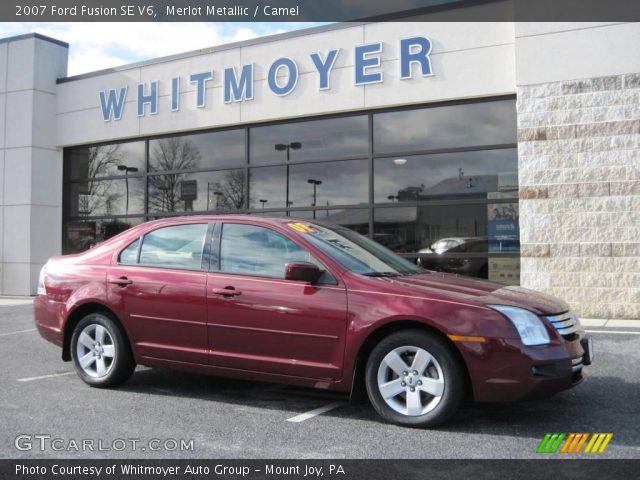 2007 Ford Fusion SE V6 in Merlot Metallic