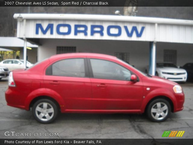 2007 Chevrolet Aveo LS Sedan in Sport Red