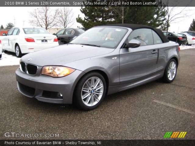 2010 BMW 1 Series 128i Convertible in Space Gray Metallic